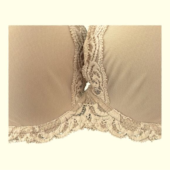 Natori Feathers Contour Plunge Bra 32G Cosmetic NWT - Picture 9 of 12